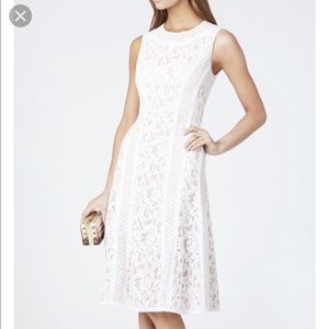 New with tag BCBG white “Avril” dress, size 2